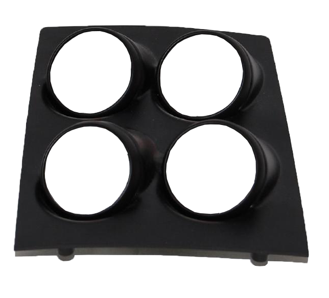 1968-1969 Camaro / Firebird or 1968-1974 Nova 4 Gauge Console Insert for 2 1/16" Auto Meter Gauges