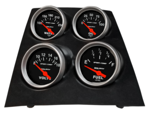1968-1969 Camaro / Firebird or 1968-1974 Nova 4 Gauge Console Insert w/ AutoMeter Sport-Comp Gauges