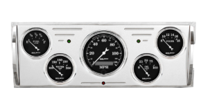 1940-1946 Chevy Truck Billet Aluminum Gauge Panel w/ Auto Meter Street Rod series gauges