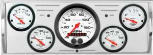 1940-1946 Chevy Truck Aluminum Gauge Panel w/ Auto Meter Phantom Gauges