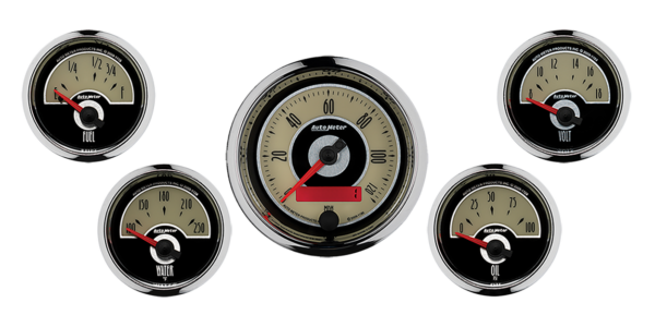 1101 Auto Meter Cruiser 5 Gauge Kit (3 3/8" & 2 1/16")