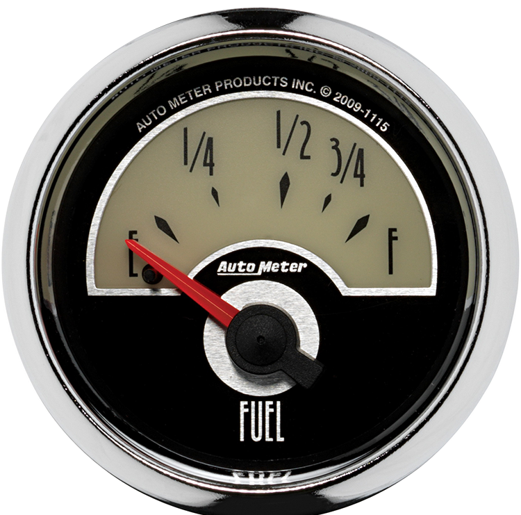 1115 Auto Meter Cruiser 2 1/16" Fuel Gauge (73-10 ohms)