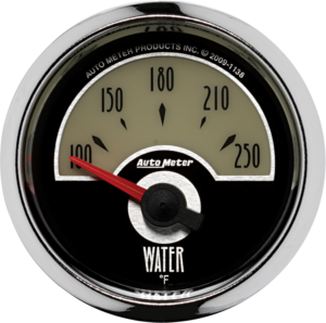 1138 AutoMeter Cruiser 2 1/16" Water Temperature Gauge (100-250)