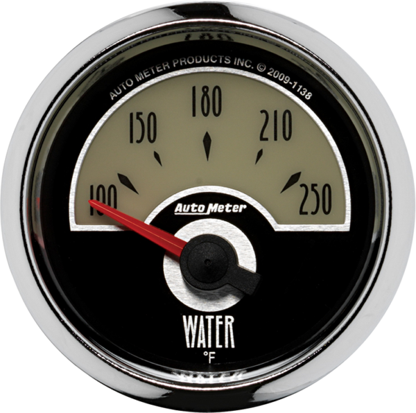 1138 AutoMeter Cruiser 2 1/16" Water Temperature Gauge (100-250)