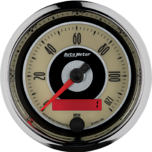 1186 AutoMeter Cruiser 3 3/8" Electric 0-120 MPH Speedometer