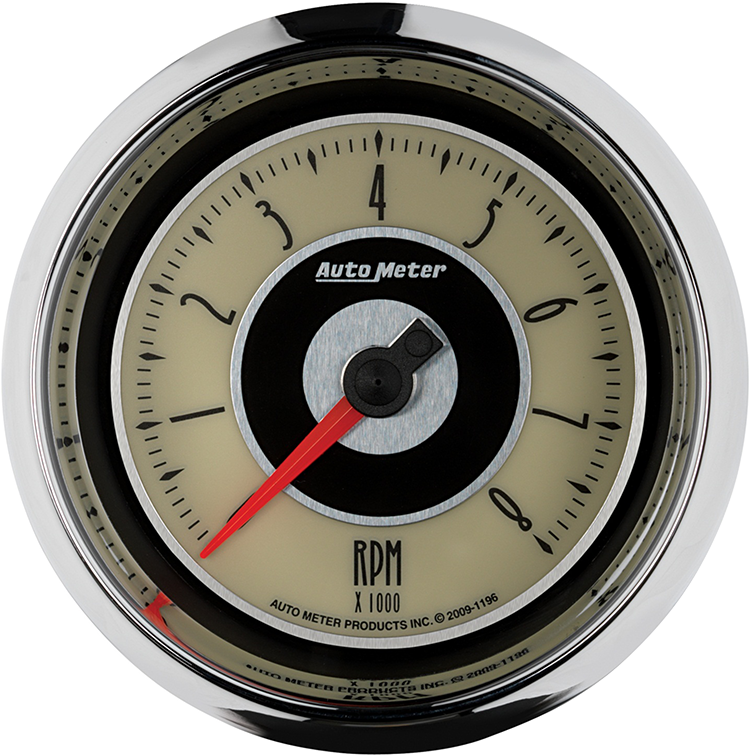 1196 Auto Meter Cruiser 3 3/8" In-Dash 8,000 RPM Tachometer - Image 2