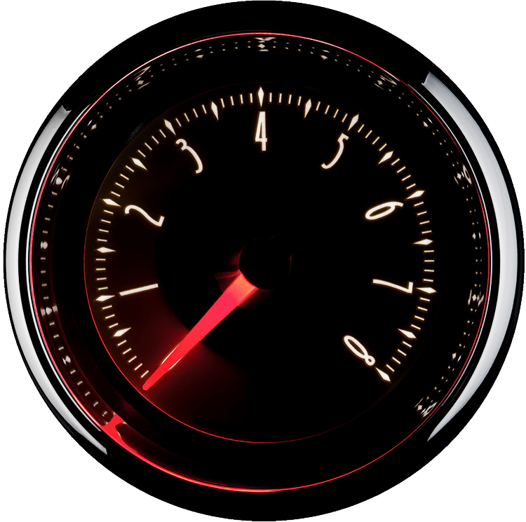 1196 Auto Meter Cruiser 3 3/8" In-Dash 8,000 RPM Tachometer - Image 3