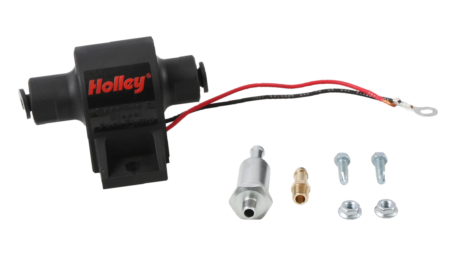 12-427 Holley Mighty Mite 32 GPH Electric Fuel Pump, 4-7 PSI