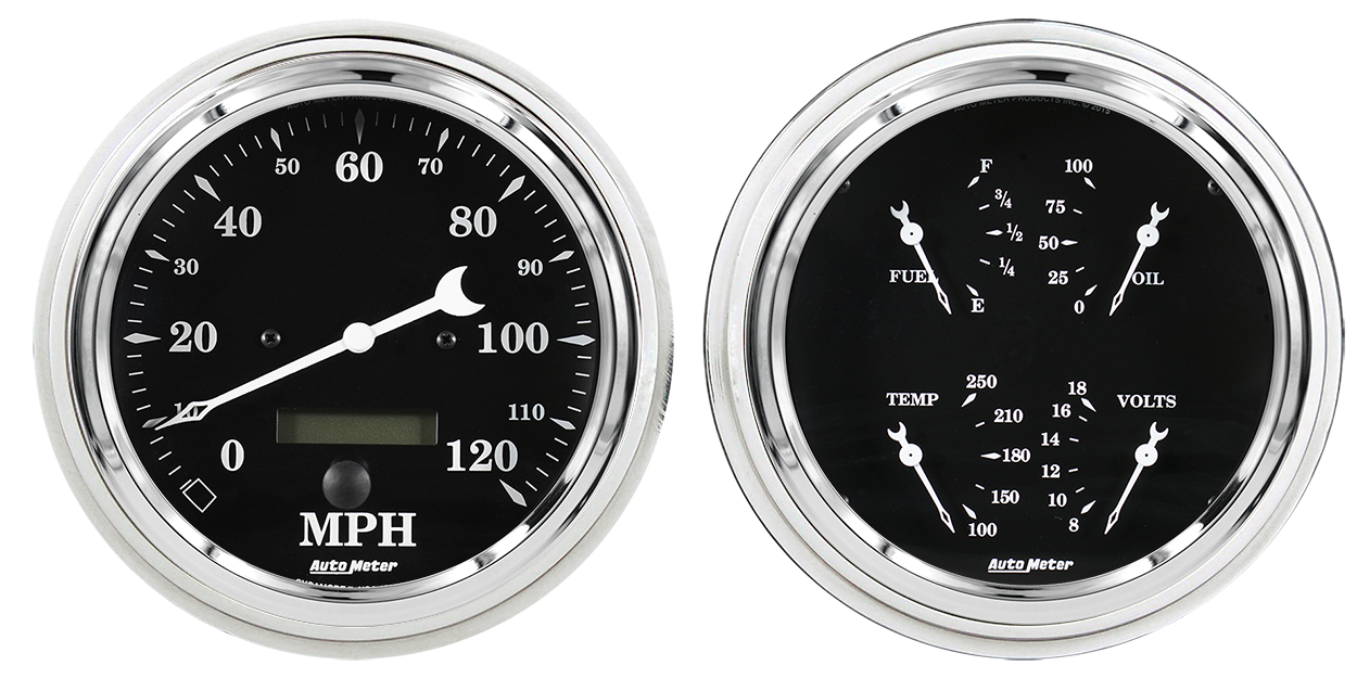 1947-1953 Chevy Truck Aluminum Adapter Rings Auto Meter Street Rod Series Gauges - Image 3