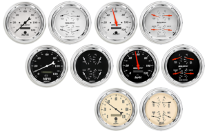 1947-1953 Chevy Truck Aluminum Adapter Rings Auto Meter Street Rod Series Gauges