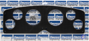 1954-1955 GMC Truck Aluminum Gauge Panels