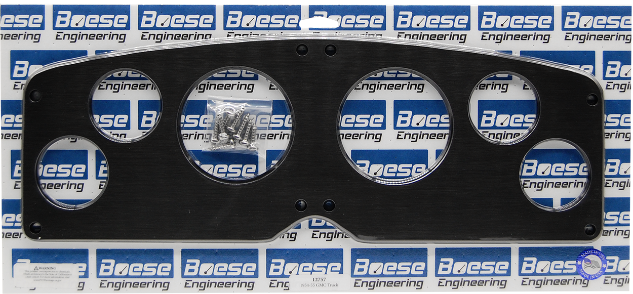 1954-1955 GMC Truck Aluminum Gauge Panels