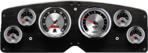 1954-1955 GMC Truck Aluminum Gauge Panel w/ AutoMeter American Muscle Gauges