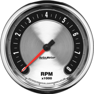 1299 AutoMeter American Muscle 5" In-Dash 8,000 RPM Tachometer