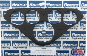 1955-1959 Chevy Truck 5 gauge Billet Aluminum Gauge Panels