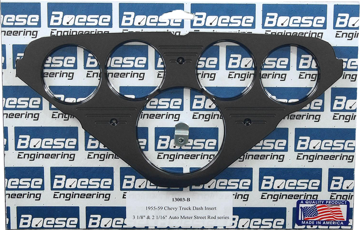 1955-1959 Chevy Truck 5 gauge Billet Aluminum Gauge Panels