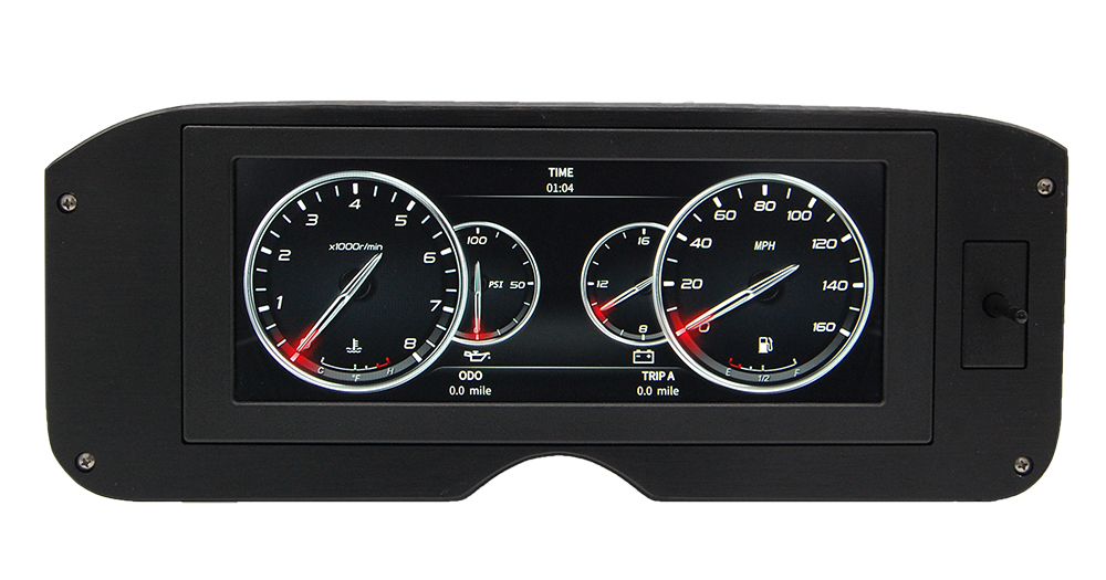 1955-1959 GMC Truck Aluminum Gauge Panel w/ AutoMeter InVision - Image 11