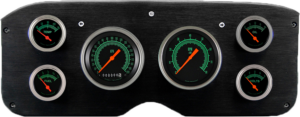 1955-1959 GMC Truck Aluminum Gauge Panel w/ Classic Instruments Gauges