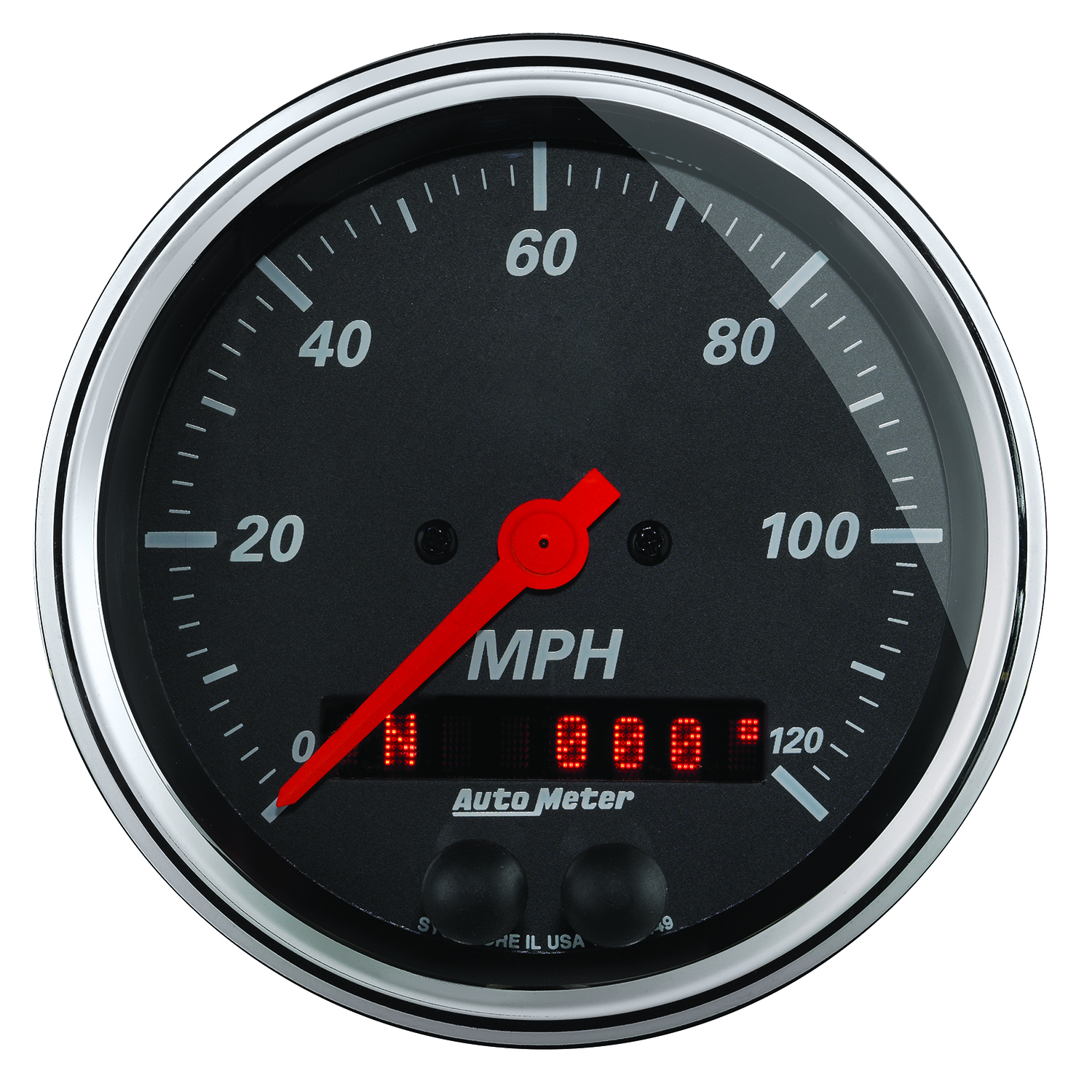 1964-1965 Chevelle Aluminum Adapter Panel w/ Auto Meter Street Rod Series Gauges - Image 2