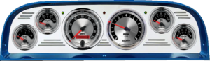1960-1963 Chevy Truck Aluminum Dash Insert w/ Auto Meter American Muscle Gauges