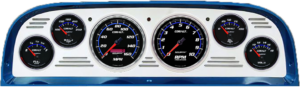 1960-1963 Chevy Truck Billet Aluminum Gauge Panel w/ Auto Meter Cobalt Gauges