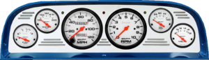 1960-1963 Chevy Truck Aluminum Gauge Panel w/ AutoMeter Phantom Gauges