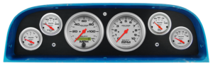 1960-1963 Chevy Truck Aluminum Gauge Panel w/ AutoMeter Ultra-Lite gauges