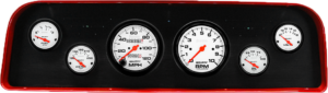 1960-1961 GMC Truck Billet Aluminum Gauge Panel w/ Auto Meter Phantom Gauges