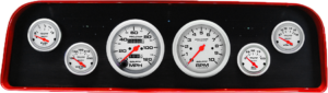 1960-1961 GMC Truck Billet Aluminum Gauge Panel w/ Ultra-Lite gauges