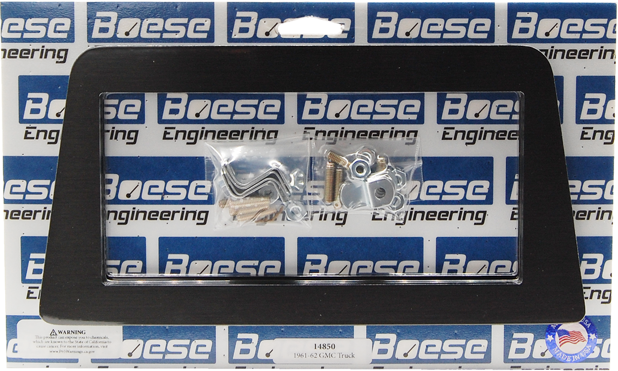 1960-1961 GMC Truck Aluminum Gauge Panel for Holley 6.86" Digital Dashes