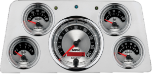 1960-1961 GMC Truck Aluminum 5 Gauge Panel w/ Auto Meter American Muscle Gauges