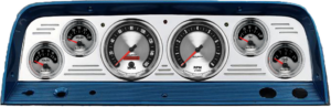 1964-1966 Chevy Truck Aluminum Dash Insert w/ Auto Meter American Muscle Gauges