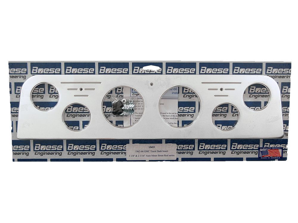 1960-1961 GMC Truck 6 gauge Billet Aluminum Gauge Panels - Image 2