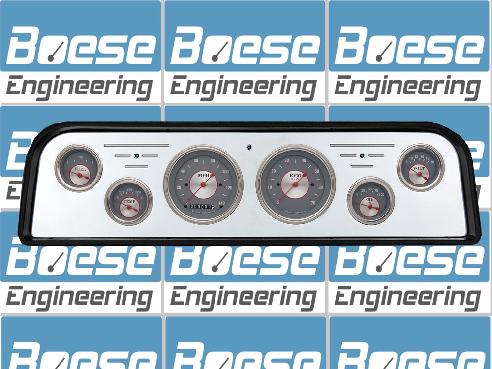 1960-1961 GMC Truck Billet Aluminum 6 Gauge Panel w/ Classic Instruments Gauges - Image 5