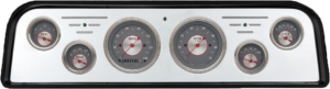 1962-1966 GMC Truck Billet Aluminum 6 Gauge Panel w/ Classic Instruments Gauges