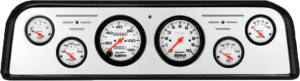 1962-1966 GMC Truck Billet Aluminum Gauge Panel w/ Auto Meter Phantom Gauges