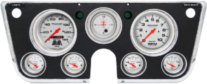 1967-1972 Chevy Truck Aluminum Adapter Kit w/ Auto Meter Ultra-Lite Gauges