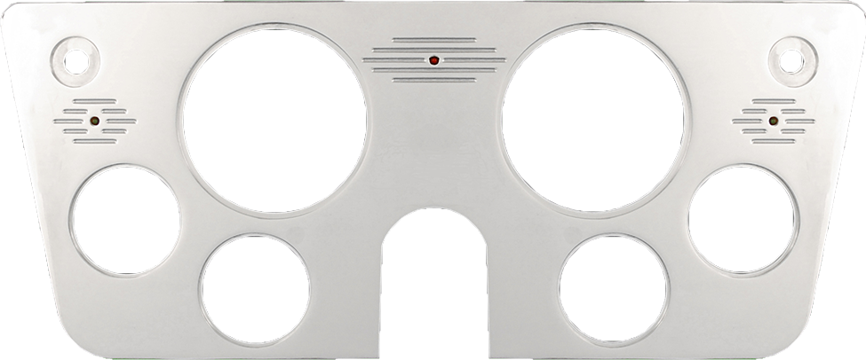 1967-1972 Chevy Truck 6 Gauge Billet Aluminum Gauge Panels 16003