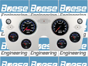 1967-1972 Chevy Truck Aluminum Gauge Panel w/ Auto Meter Cobalt Gauges