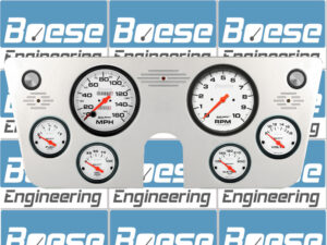 1967-1972 Chevy Truck Aluminum Gauge Panel w/ Auto Meter Phantom Gauges