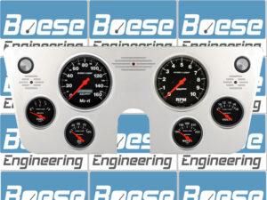 1967-1972 Chevy Truck Aluminum Gauge Panel w/ Auto Meter Sport-Comp Gauges