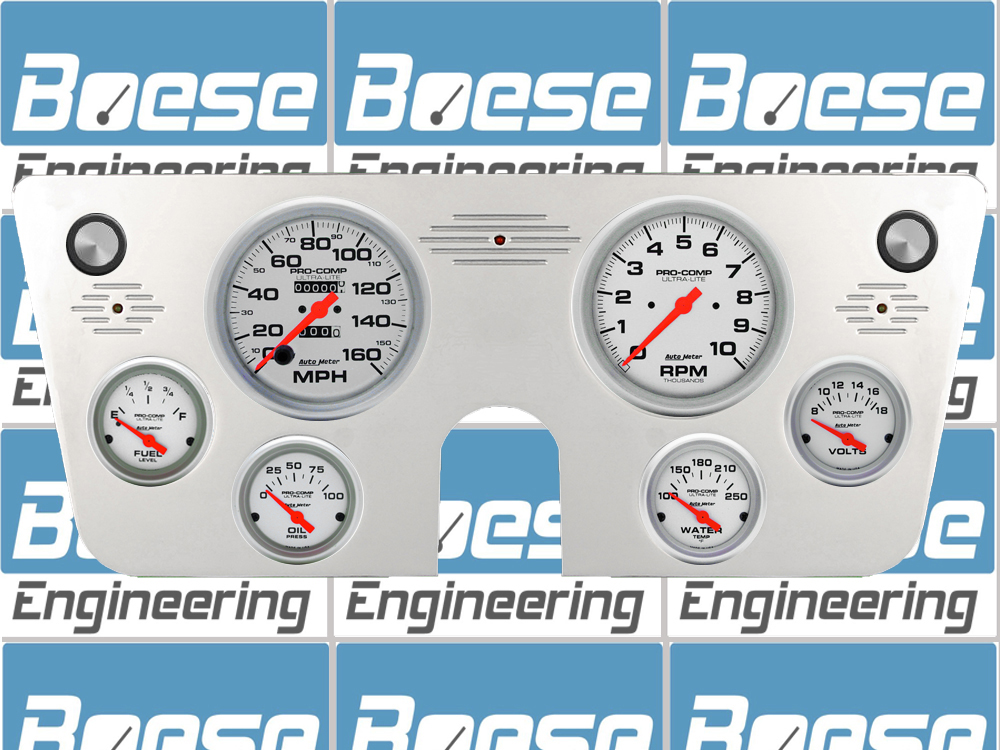 1967-1972 Chevy Truck Aluminum Gauge Panel w/ Auto Meter Ultra-Lite Gauges - Image 2