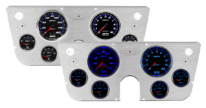 1967-1972 Chevy Truck Aluminum Gauge Panel w/ Auto Meter Cobalt Gauges