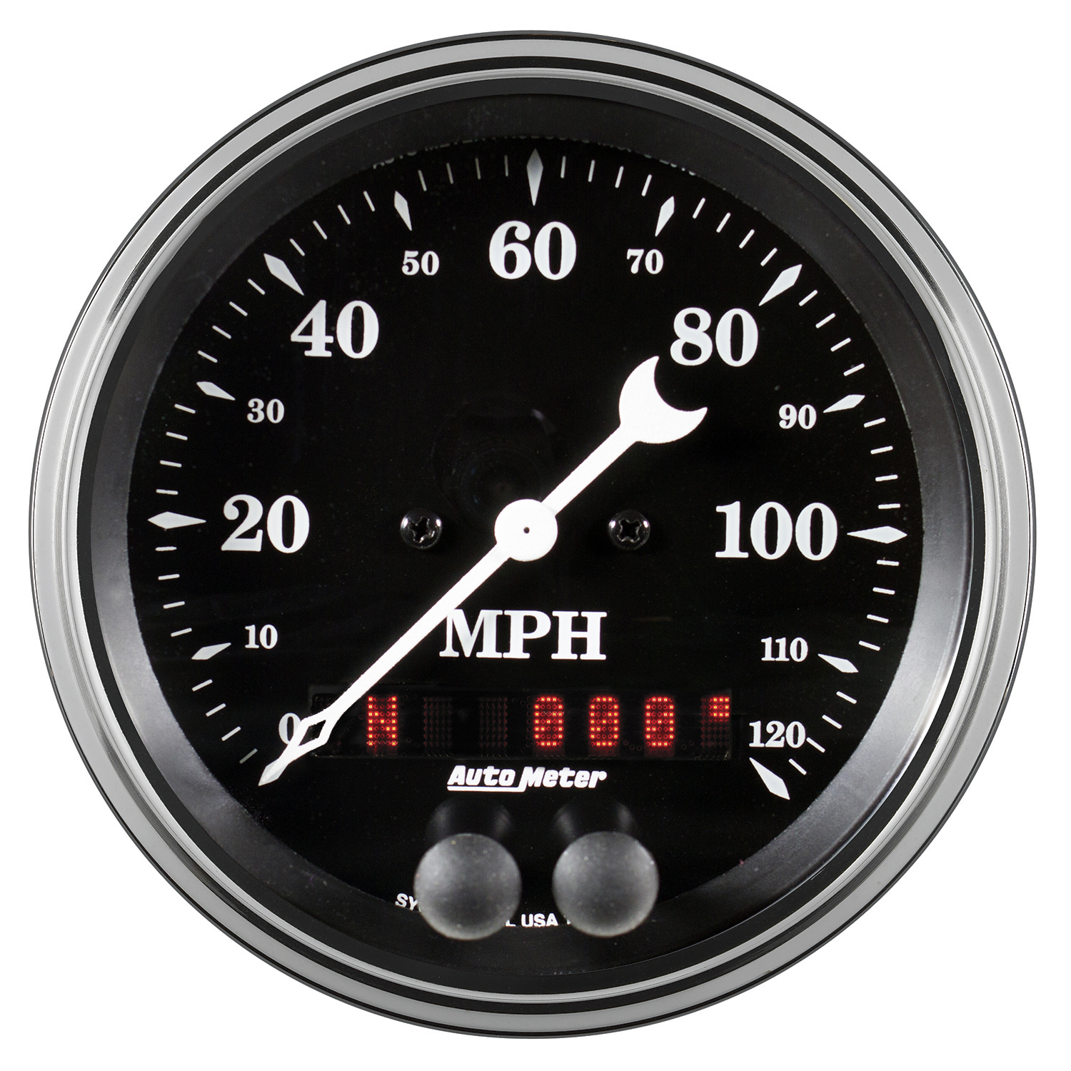 1964-1965 Chevelle Aluminum Adapter Panel w/ Auto Meter Street Rod Series Gauges - Image 10