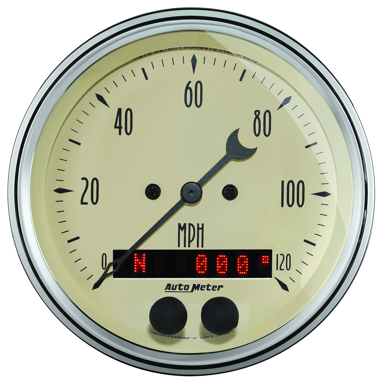 1964-1965 Chevelle Aluminum Adapter Panel w/ Auto Meter Street Rod Series Gauges - Image 18
