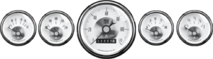 2007 AutoMeter Prestige Pearl 5 Gauge Kit (3 3/8" & 2 1/16") Wheel Odometer