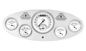 1934 Ford Truck Billet Aluminum 5 Gauge Panel w/ Classic Instruments Gauges (Ultimate Speedometer)