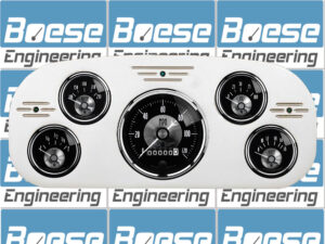 1935-1937 Ford Truck Billet Aluminum 5 Gauge Panel w/ Auto Meter Prestige Series