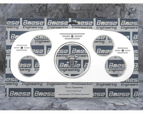 1935-1937 Ford Truck 5 gauge Billet Aluminum Gauge Panels