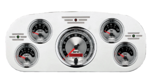 1935-1937 Ford Truck Aluminum Dash Insert w/ Auto Meter American Muscle Gauges